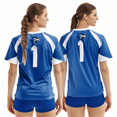 Women's Short Sleeve Vneck Shirt, Shorter University Athletics Volleyball, Women's Volleyball, Teamtime, Team time, sublimation, custom sports apparel, team uniforms, spirit wear, spiritwear, sports uniforms, custom shirts, team store, custom team store, fundraiser sports, apparel fundraiser