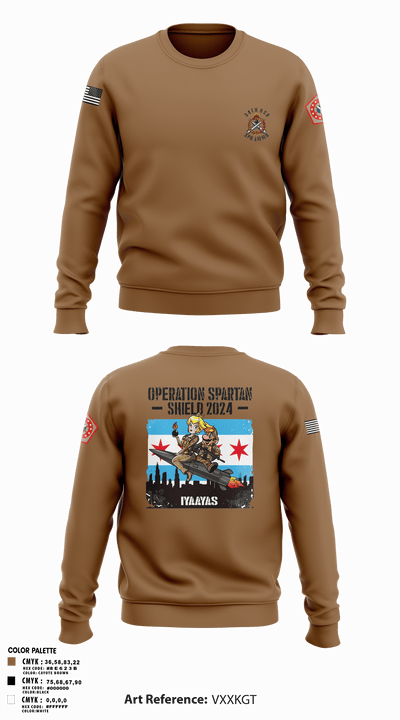 34th DSB 82361505 Crew Neck Sweatshirt - 1