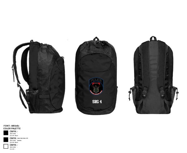 Gear Bag, SRG 4, Police, Teamtime, Team time, sublimation, custom sports apparel, team uniforms, spirit wear, spiritwear, sports uniforms, custom shirts, team store, custom team store, fundraiser sports, apparel fundraiser