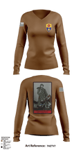 649 ENG CO 47211067 Women's Long Sleeve V-neck Shirt - 1