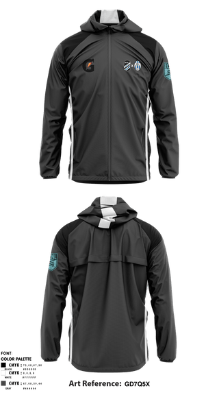 Windbreaker, Inter X Ac Connecticut, Men's Soccer, Teamtime, Team time, sublimation, custom sports apparel, team uniforms, spirit wear, spiritwear, sports uniforms, custom shirts, team store, custom team store, fundraiser sports, apparel fundraiser