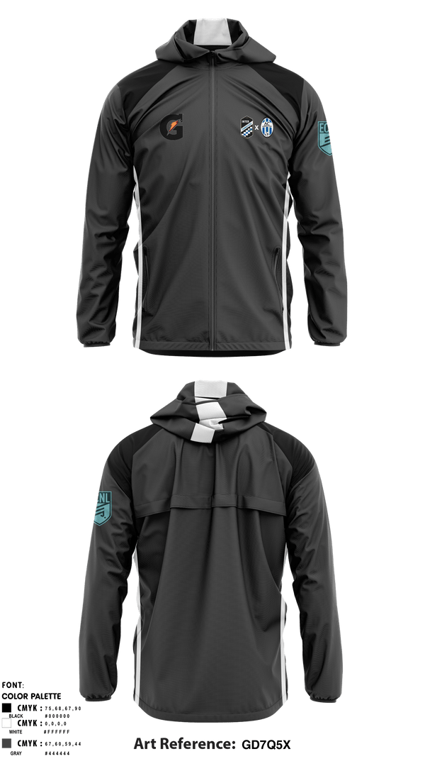 Windbreaker, Inter X Ac Connecticut, Men's Soccer, Teamtime, Team time, sublimation, custom sports apparel, team uniforms, spirit wear, spiritwear, sports uniforms, custom shirts, team store, custom team store, fundraiser sports, apparel fundraiser