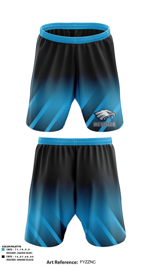 Athletic Shorts With Pockets, IKE, Men's Soccer, Teamtime, Team time, sublimation, custom sports apparel, team uniforms, spirit wear, spiritwear, sports uniforms, custom shirts, team store, custom team store, fundraiser sports, apparel fundraiser