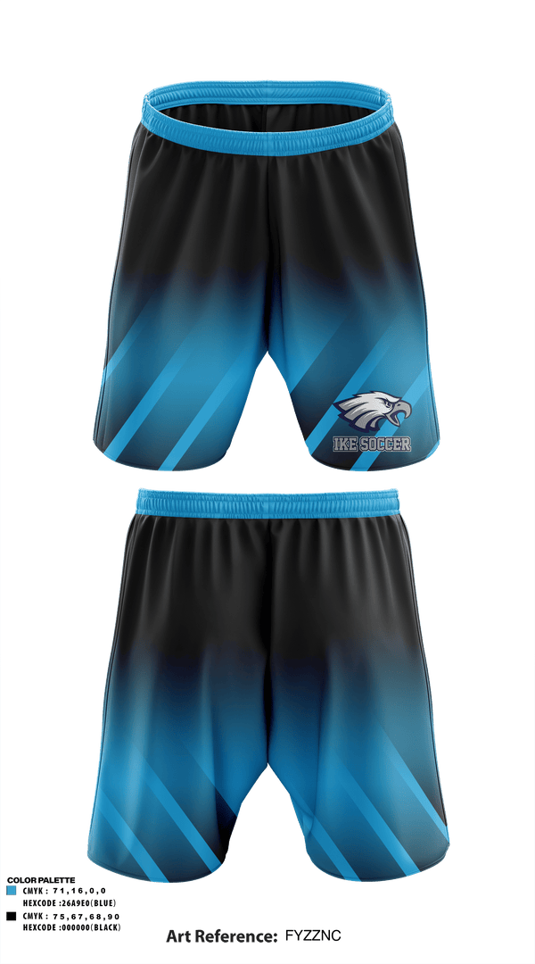 Athletic Shorts With Pockets, IKE, Men's Soccer, Teamtime, Team time, sublimation, custom sports apparel, team uniforms, spirit wear, spiritwear, sports uniforms, custom shirts, team store, custom team store, fundraiser sports, apparel fundraiser