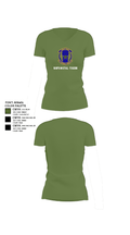 51SFS Metal Tigers 2477629 Women's Short Sleeve V-neck Shirt - 44