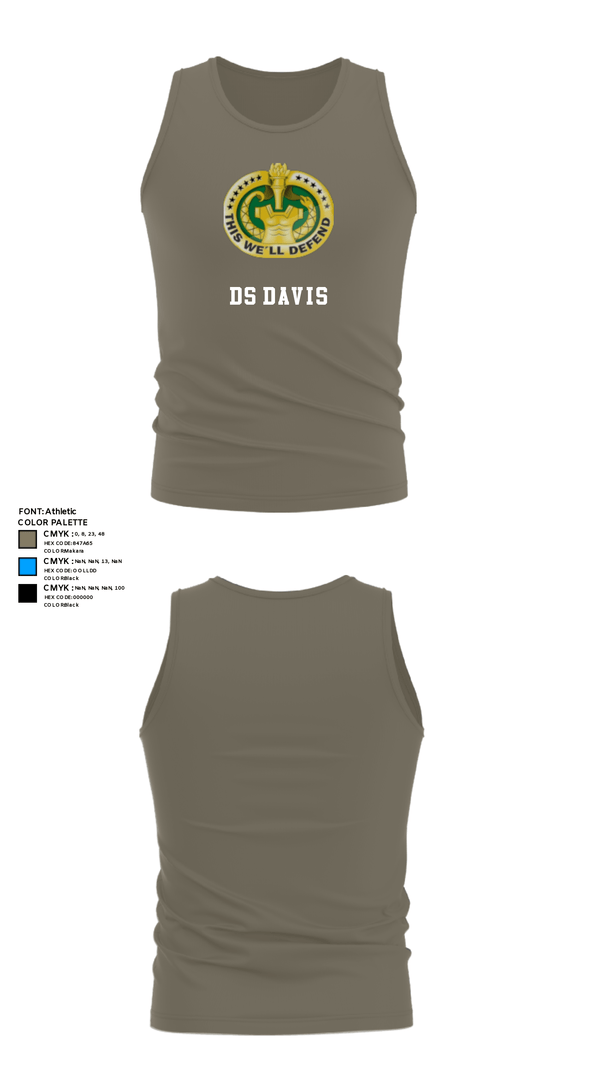 Tank Top, DS Davis, , Teamtime, Team time, sublimation, custom sports apparel, team uniforms, spirit wear, spiritwear, sports uniforms, custom shirts, team store, custom team store, fundraiser sports, apparel fundraiser