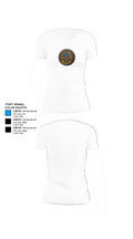 Square Level and Plumb 85303712 Women's Short Sleeve V-neck Shirt - 18