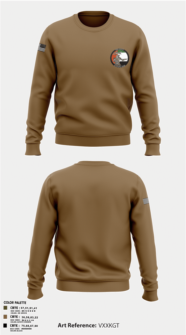 Crew Neck Sweatshirt, 380 ESFS, Air Force, Teamtime, Team time, sublimation, custom sports apparel, team uniforms, spirit wear, spiritwear, sports uniforms, custom shirts, team store, custom team store, fundraiser sports, apparel fundraiser