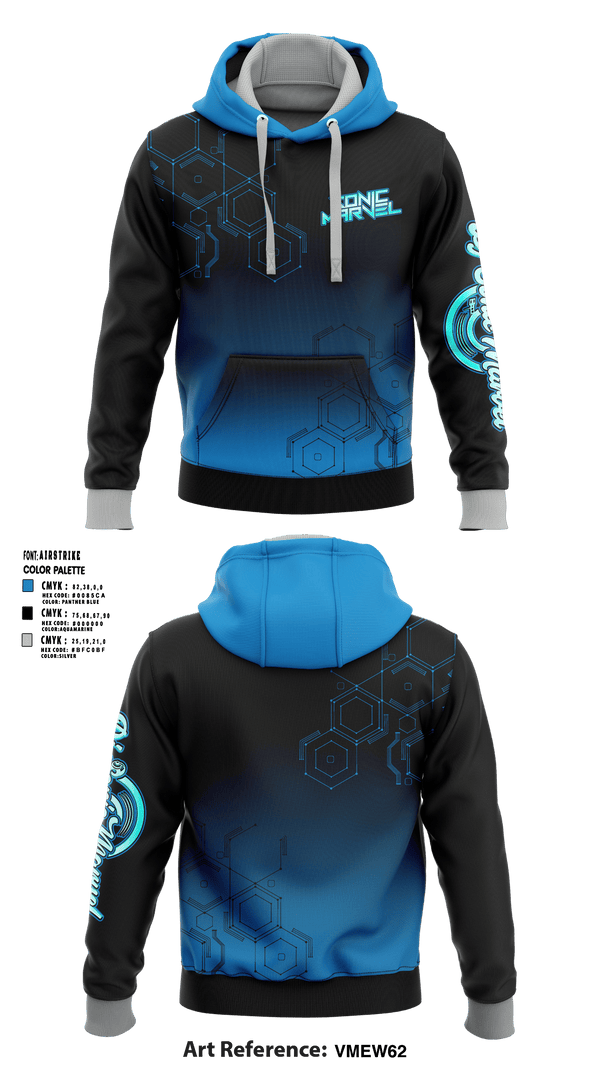 Hoodie, DJ Sonic MarvelDJ Sonic Marvel, , Teamtime, Team time, sublimation, custom sports apparel, team uniforms, spirit wear, spiritwear, sports uniforms, custom shirts, team store, custom team store, fundraiser sports, apparel fundraiser