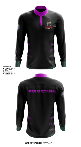 Quarter Zip Jacket, Reaves Revolution, Men's Basketball, Teamtime, Team time, sublimation, custom sports apparel, team uniforms, spirit wear, spiritwear, sports uniforms, custom shirts, team store, custom team store, fundraiser sports, apparel fundraiser