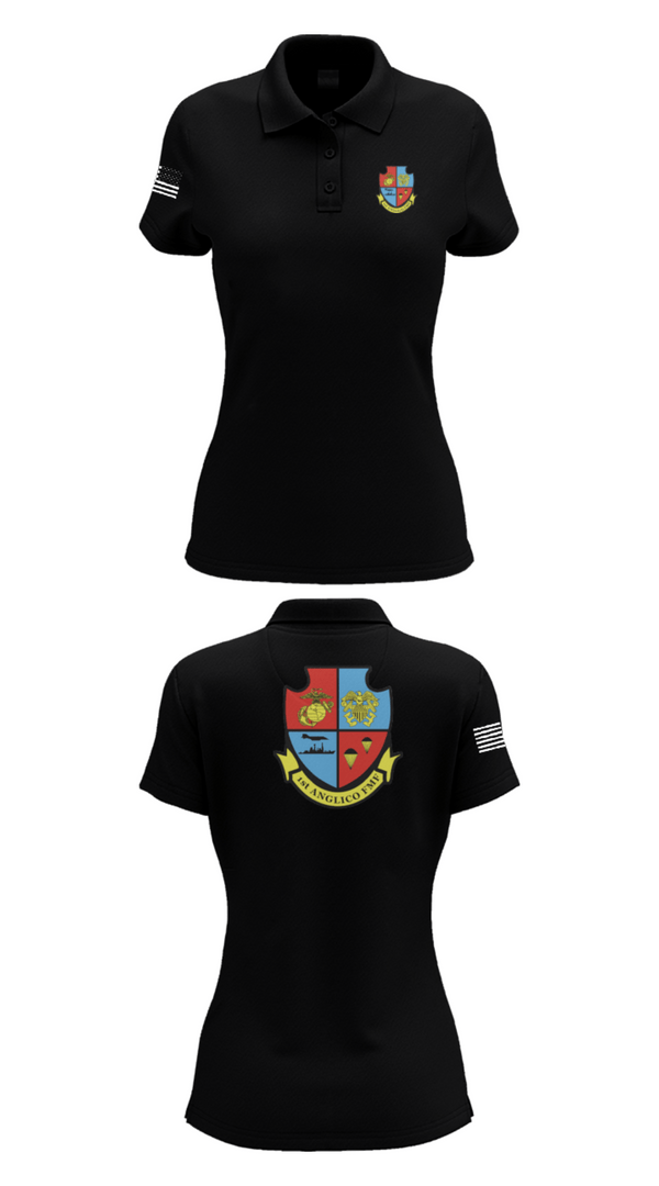 Women's Short Sleeve Performance Polo, 1st Anglico, , Teamtime, Team time, sublimation, custom sports apparel, team uniforms, spirit wear, spiritwear, sports uniforms, custom shirts, team store, custom team store, fundraiser sports, apparel fundraiser