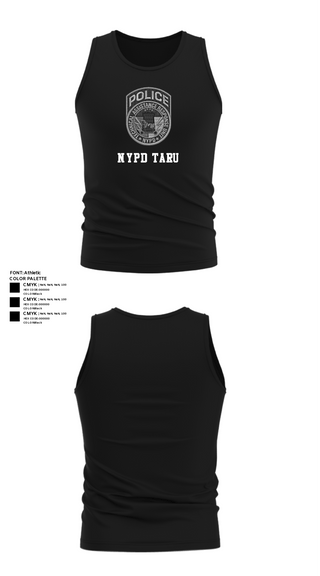 Tank Top, NYPD TARU, Police, Teamtime, Team time, sublimation, custom sports apparel, team uniforms, spirit wear, spiritwear, sports uniforms, custom shirts, team store, custom team store, fundraiser sports, apparel fundraiser