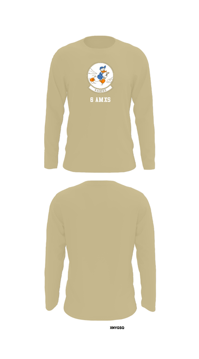 6 AMXS 55831023 Long Sleeve Performance Shirt - 92