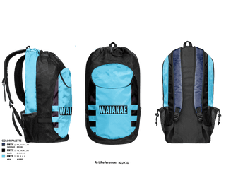 Gear Bag, Waianae, Men's Basketball, Teamtime, Team time, sublimation, custom sports apparel, team uniforms, spirit wear, spiritwear, sports uniforms, custom shirts, team store, custom team store, fundraiser sports, apparel fundraiser