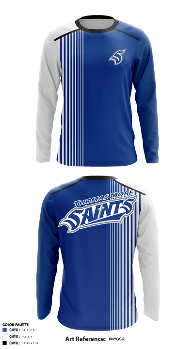 Thomas More University Volleyball 52444682 Long Sleeve Performance Shirt - 41