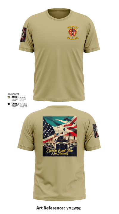 3/7 India Co. Wpns Plt 50459074 Short Sleeve Performance Shirt - 4