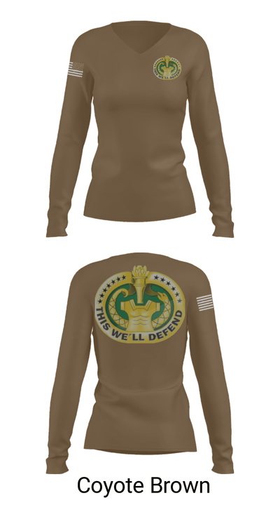 DS Davis 5549191 Women's Long Sleeve V-neck Shirt - 17