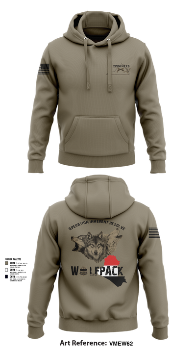 229th mp co Hoodie - 101