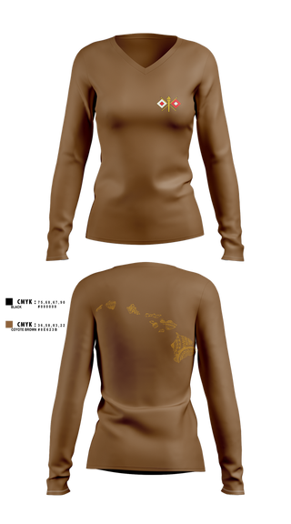 Womens Long Sleeve Vneck Shirt, , , Teamtime, Team time, sublimation, custom sports apparel, team uniforms, spirit wear, spiritwear, sports uniforms, custom shirts, team store, custom team store, fundraiser sports, apparel fundraiser