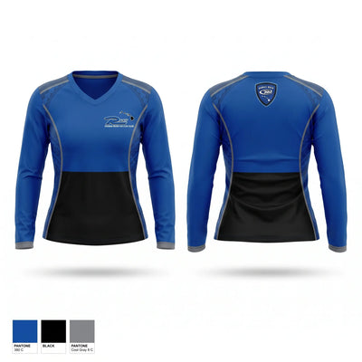 Rush Women's Long Sleeve V-neck Shirt - 1