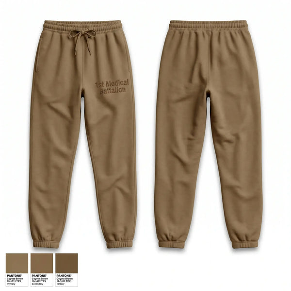 Sweatpants, 1st Medical Battalion, Navy, Teamtime, Team time, sublimation, custom sports apparel, team uniforms, spirit wear, spiritwear, sports uniforms, custom shirts, team store, custom team store, fundraiser sports, apparel fundraiser