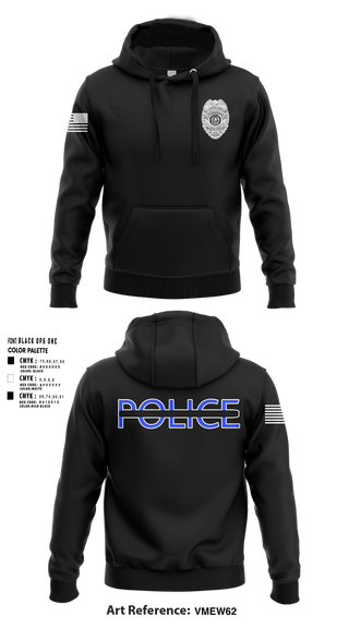 Hoodie, Barbourville Police Department, Police, Teamtime, Team time, sublimation, custom sports apparel, team uniforms, spirit wear, spiritwear, sports uniforms, custom shirts, team store, custom team store, fundraiser sports, apparel fundraiser