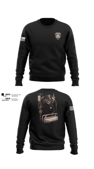 Crew Neck Sweatshirt, , Police, Teamtime, Team time, sublimation, custom sports apparel, team uniforms, spirit wear, spiritwear, sports uniforms, custom shirts, team store, custom team store, fundraiser sports, apparel fundraiser