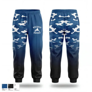 Sweatpants, Wisconsin Prodigy, Men's Basketball, Teamtime, Team time, sublimation, custom sports apparel, team uniforms, spirit wear, spiritwear, sports uniforms, custom shirts, team store, custom team store, fundraiser sports, apparel fundraiser
