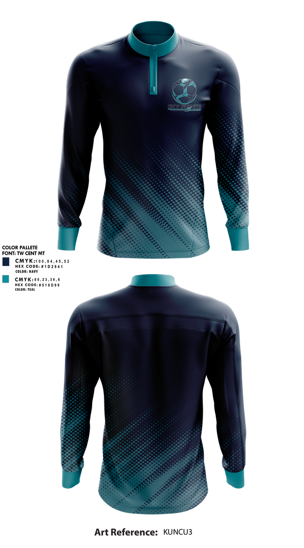 Quarter Zip Jacket, Somerset Sky Pointe Men's Soccer, Men's Soccer, Teamtime, Team time, sublimation, custom sports apparel, team uniforms, spirit wear, spiritwear, sports uniforms, custom shirts, team store, custom team store, fundraiser sports, apparel fundraiser