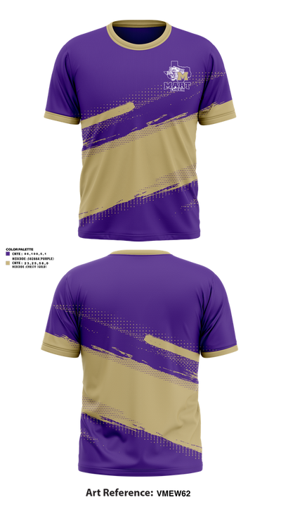 Mart High School Cheer 35729966 Short Sleeve Performance Shirt - 1