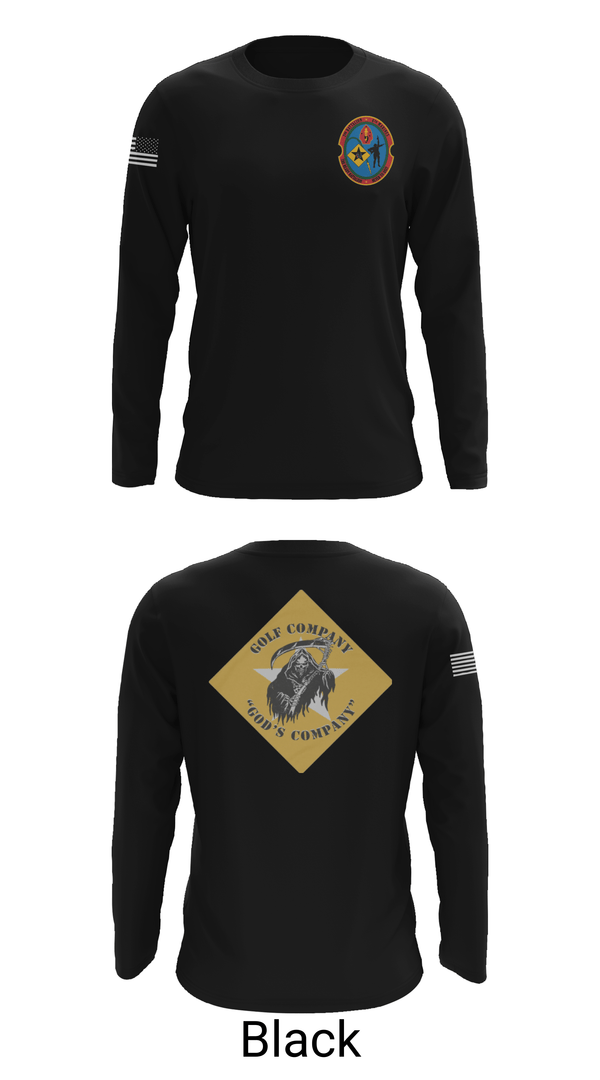 Long Sleeve Performance Shirt, V2/6 reaper, Marines, Teamtime, Team time, sublimation, custom sports apparel, team uniforms, spirit wear, spiritwear, sports uniforms, custom shirts, team store, custom team store, fundraiser sports, apparel fundraiser