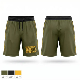 Athletic Shorts With Pockets, Greene County Sheriff’s Department, Police, Teamtime, Team time, sublimation, custom sports apparel, team uniforms, spirit wear, spiritwear, sports uniforms, custom shirts, team store, custom team store, fundraiser sports, apparel fundraiser