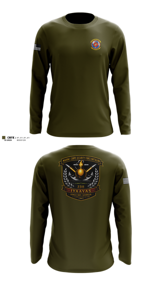 Long Sleeve Performance Shirt, Marine Corps Security Force Battalion Kings Bay, Marines, Teamtime, Team time, sublimation, custom sports apparel, team uniforms, spirit wear, spiritwear, sports uniforms, custom shirts, team store, custom team store, fundraiser sports, apparel fundraiser
