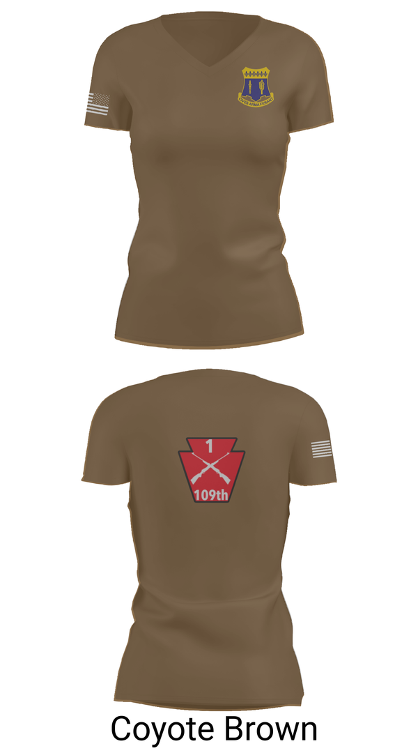Womens Short Sleeve Vneck Shirt, A co 1/109, National Guard, Teamtime, Team time, sublimation, custom sports apparel, team uniforms, spirit wear, spiritwear, sports uniforms, custom shirts, team store, custom team store, fundraiser sports, apparel fundraiser