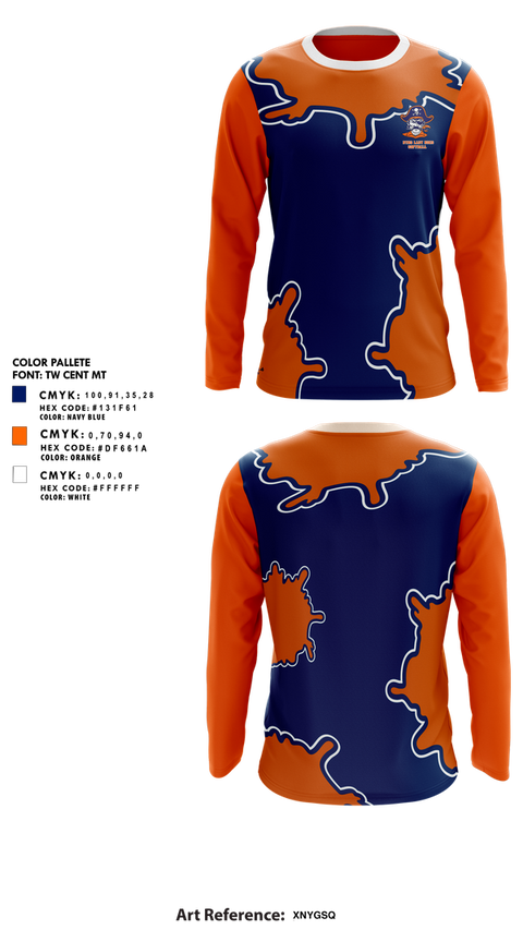 Long Sleeve Performance Shirt, BYHS Lady Bucs Softball, Softball, Teamtime, Team time, sublimation, custom sports apparel, team uniforms, spirit wear, spiritwear, sports uniforms, custom shirts, team store, custom team store, fundraiser sports, apparel fundraiser