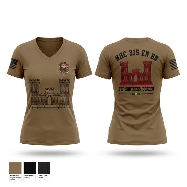 Womens Short Sleeve Vneck Shirt, 315, Army, Teamtime, Team time, sublimation, custom sports apparel, team uniforms, spirit wear, spiritwear, sports uniforms, custom shirts, team store, custom team store, fundraiser sports, apparel fundraiser