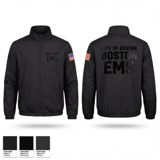 Windbreaker, Boston EMS, EMS/EMT, Teamtime, Team time, sublimation, custom sports apparel, team uniforms, spirit wear, spiritwear, sports uniforms, custom shirts, team store, custom team store, fundraiser sports, apparel fundraiser