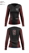 Sobrato HS Bulldogs 65561027 Women's Long Sleeve V-neck Shirt - 5