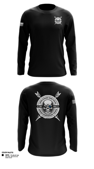 Long Sleeve Performance Shirt, CIDCID, Police, Teamtime, Team time, sublimation, custom sports apparel, team uniforms, spirit wear, spiritwear, sports uniforms, custom shirts, team store, custom team store, fundraiser sports, apparel fundraiser