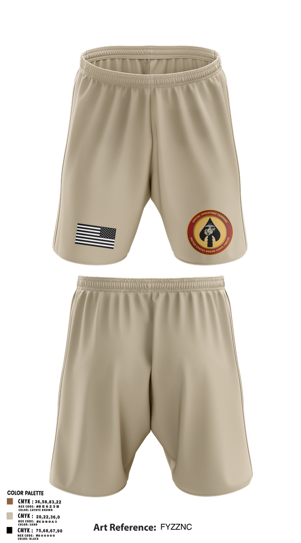 Athletic Shorts With Pockets, A co 1/109, National Guard, Teamtime, Team time, sublimation, custom sports apparel, team uniforms, spirit wear, spiritwear, sports uniforms, custom shirts, team store, custom team store, fundraiser sports, apparel fundraiser
