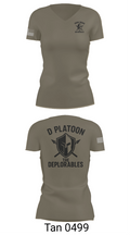 D Platoon 37319682 Women's Short Sleeve V-neck Shirt - 65