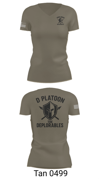 Womens Short Sleeve Vneck Shirt, D Platoon, Police, Teamtime, Team time, sublimation, custom sports apparel, team uniforms, spirit wear, spiritwear, sports uniforms, custom shirts, team store, custom team store, fundraiser sports, apparel fundraiser