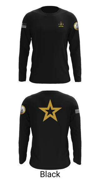 Long Sleeve Performance Shirt, University of Toledo Army Marksmanship Unit, Army, Teamtime, Team time, sublimation, custom sports apparel, team uniforms, spirit wear, spiritwear, sports uniforms, custom shirts, team store, custom team store, fundraiser sports, apparel fundraiser