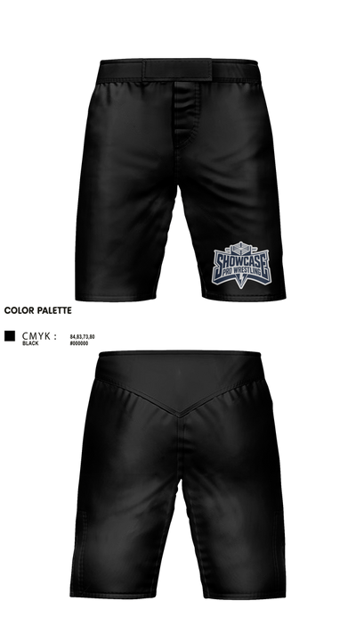 Showcase Pro Wrestling 35565590 Fight Shorts - 1