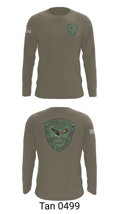Etowah County JSOG 23168603 Long Sleeve Performance Shirt 63