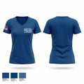 Dearborn Heights Police Department 33584864 Women's Short Sleeve V-neck Shirt - 1