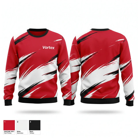 Crew Neck Sweatshirt, Vortex, Softball, Teamtime, Team time, sublimation, custom sports apparel, team uniforms, spirit wear, spiritwear, sports uniforms, custom shirts, team store, custom team store, fundraiser sports, apparel fundraiser