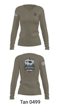 D Co 3-140th AVN 89038545 Women's Long Sleeve V-neck Shirt - 73