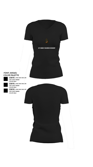 Womens Short Sleeve Vneck Shirt, 1st Combat Readiness Regiment, , Teamtime, Team time, sublimation, custom sports apparel, team uniforms, spirit wear, spiritwear, sports uniforms, custom shirts, team store, custom team store, fundraiser sports, apparel fundraiser