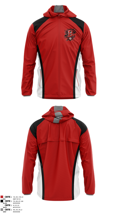 Windbreaker, Bremen Soccer, Men's Soccer, Teamtime, Team time, sublimation, custom sports apparel, team uniforms, spirit wear, spiritwear, sports uniforms, custom shirts, team store, custom team store, fundraiser sports, apparel fundraiser